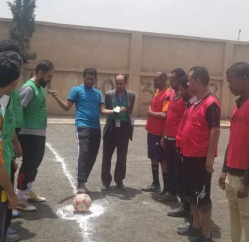 Continuing The Soccer Refresher League For The University Staff