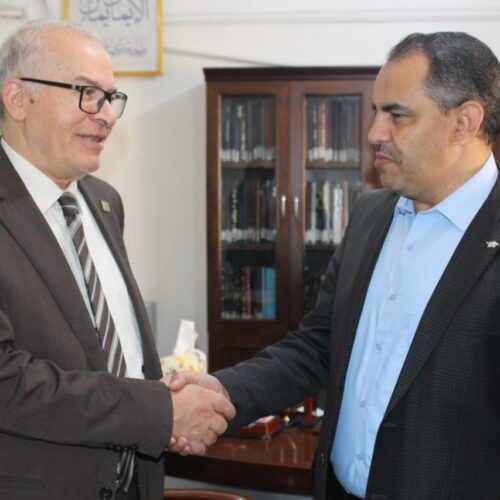 Rector of 21 September University, Head Of The Medical Council, Meets The International Expert of The World Health Organization In The Medical Education