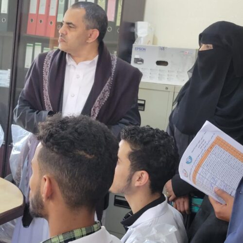 His Excellency The Rector Of The University Inspects The Progress Of The Comprehensive Examination for the Fourth Batch At Faculty Of Medicine