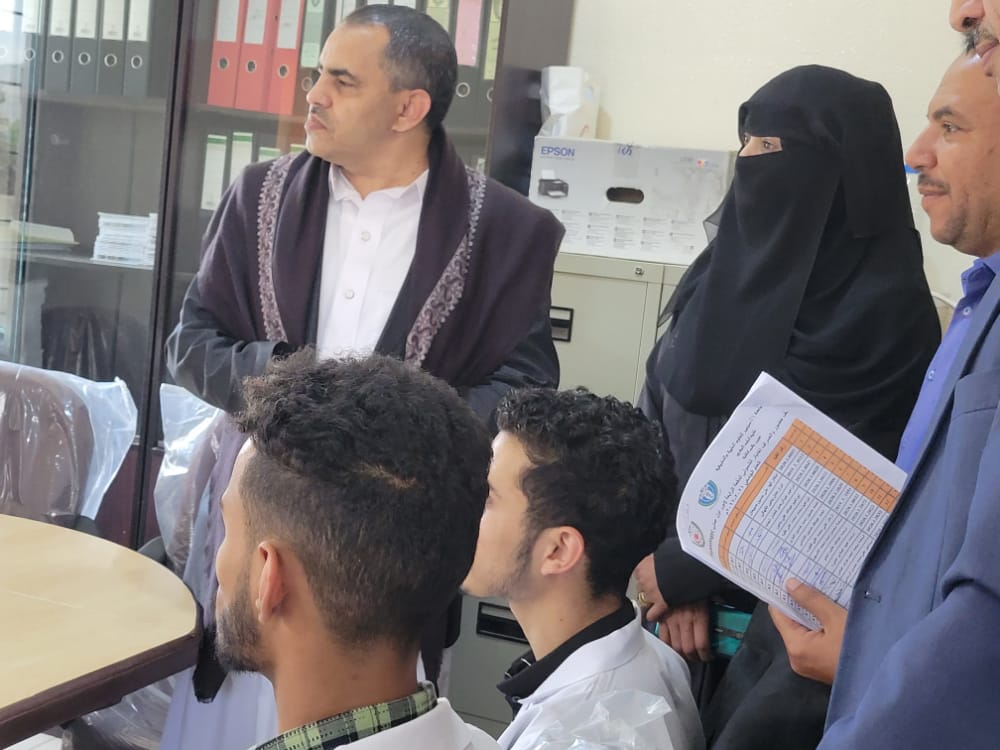 His Excellency The Rector Of The University Inspects The Progress Of The Comprehensive Examination for the Fourth Batch At Faculty Of Medicine