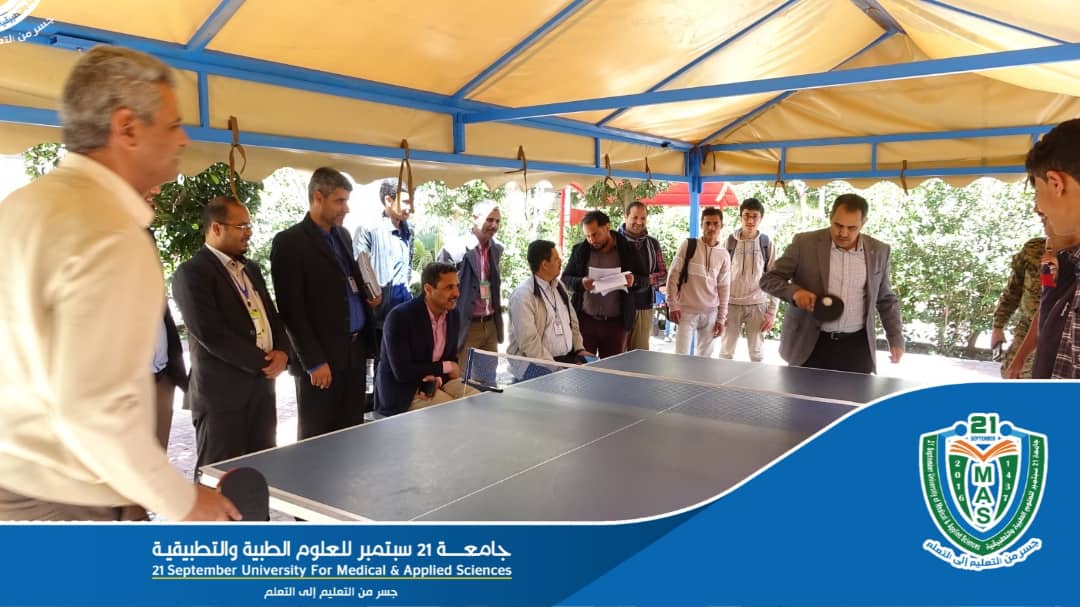 His Excellency University Rector Attends Final Match of Second Annual Championship of Ping-Pong