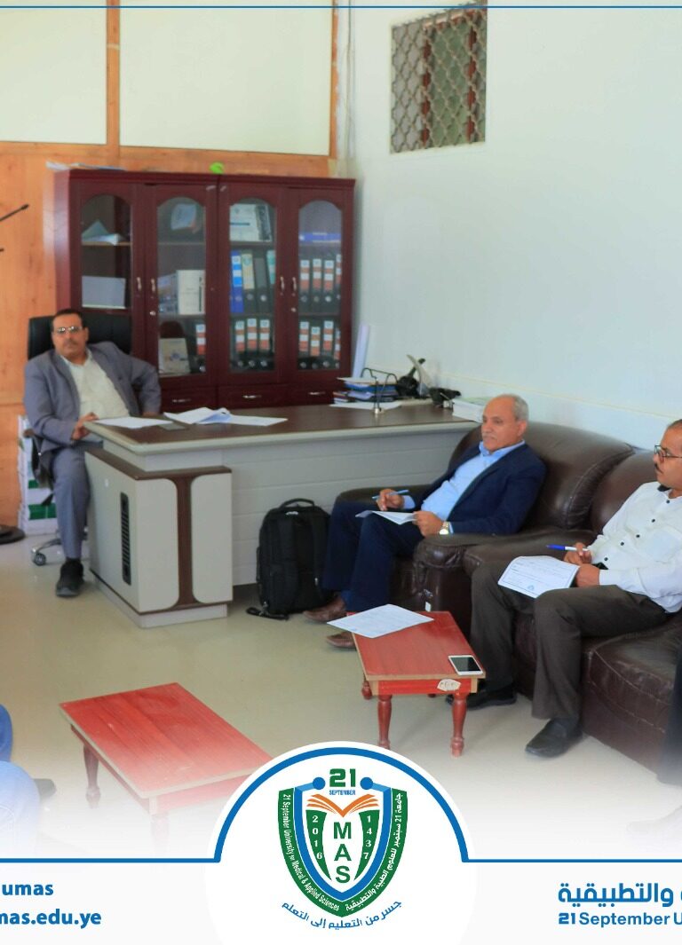 مجلس شؤون الطلاب يعقد اجتماعه الاعتيادي الثالث ١٤٤٧ھ برئاسة نائب رئيس الجامعة لشؤون الطلاب الأستاذ الدكتور جميل مجلي….