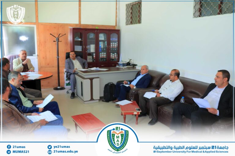 مجلس شؤون الطلاب يعقد اجتماعه الاعتيادي الثالث ١٤٤٧ھ برئاسة نائب رئيس الجامعة لشؤون الطلاب الأستاذ الدكتور جميل مجلي….