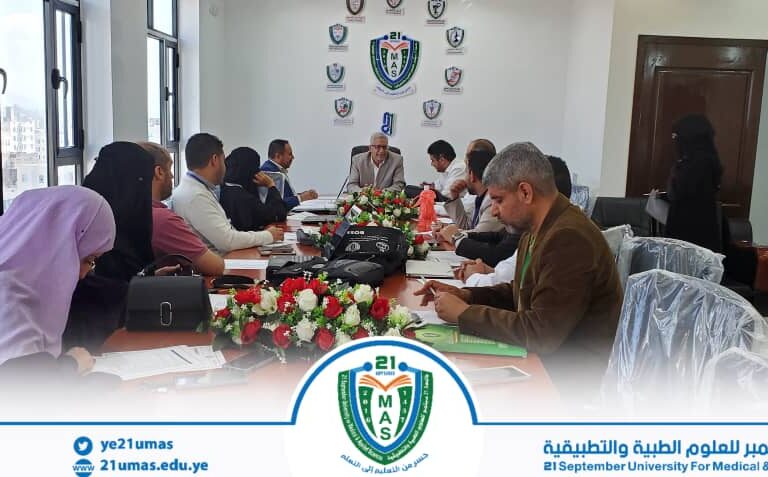 انعقاد اجتماع لفريق تحديث وتطوير المواقع الالكترونية للكليات برئاسة مساعد رئيس الجامعة لشؤون الجودة والتصنيف والاعتماد الأستاذ عبد القاهر العسلي…