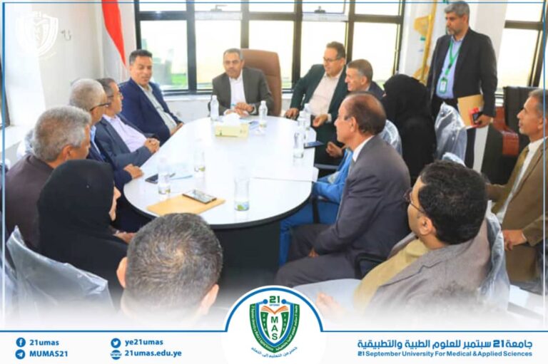 معالي رئيس الجامعة يناقش مع رئيس مجلس الاعتماد الأكاديمي سبل تعزيز الجودة والارتقاء بالبرامج الأكاديمية