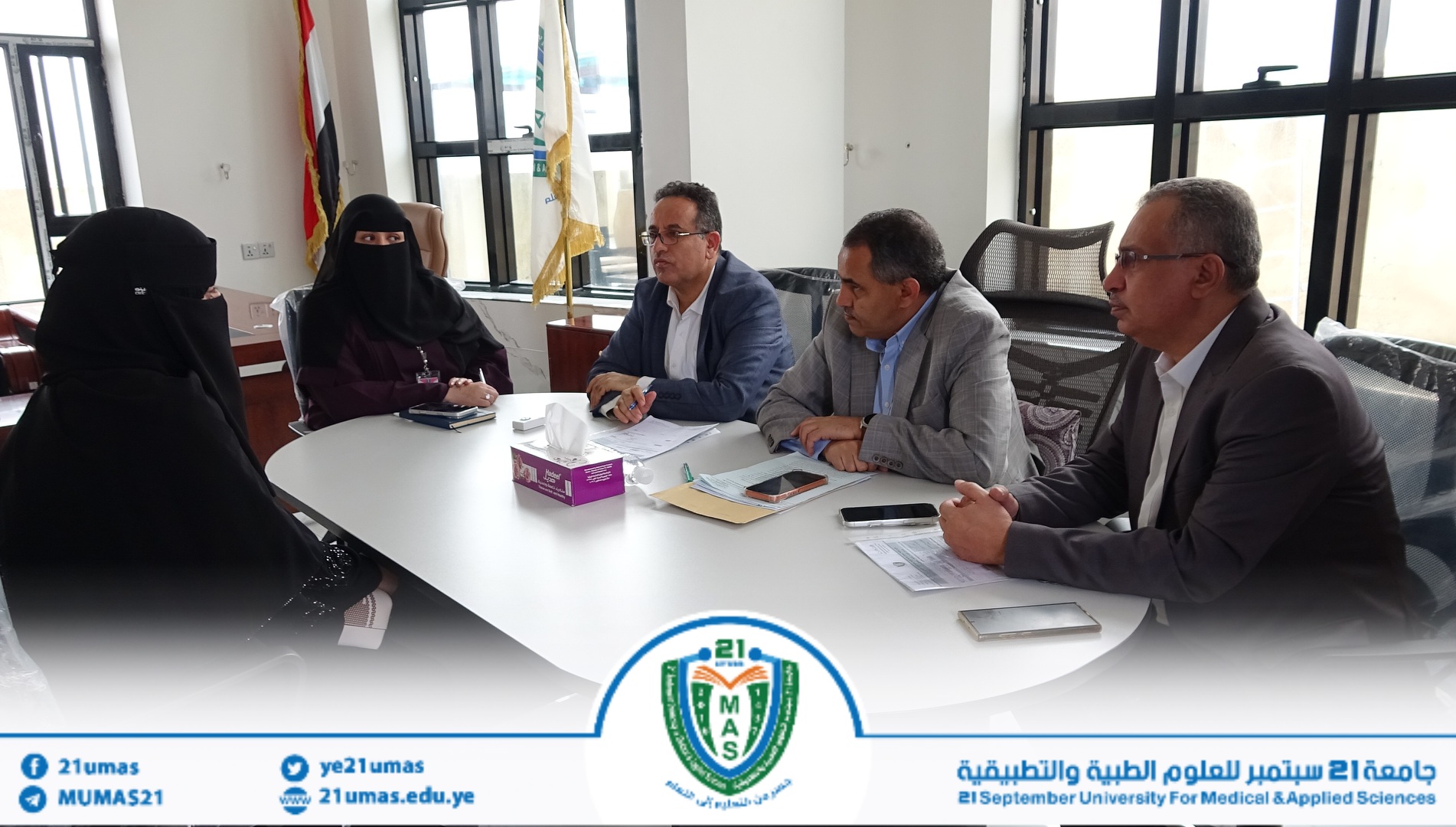معالي رئيس الجامعة يترأس لجنة مقابلة المتقدمات للالتحاق ببرنامج MD بتخصص الأمراض الجلدية والتناسلية