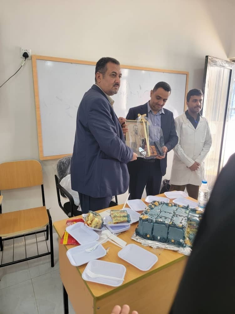 جانب من التدريب العملي لطلبة الإدارة الطبية